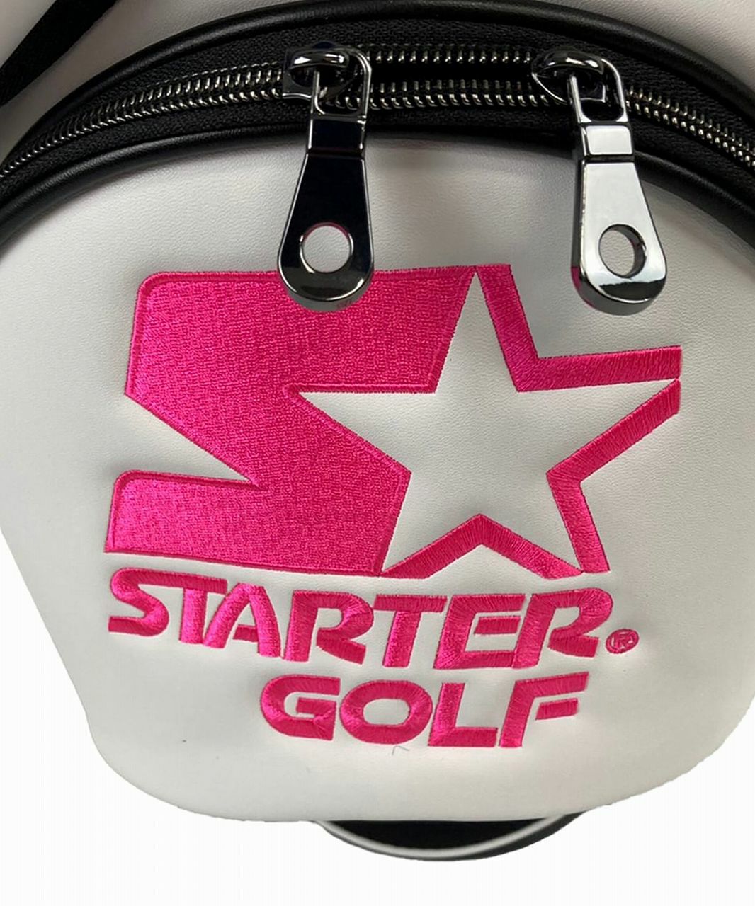 STARTERロゴ キャディーバック9inch口型4分割仕切り 4点式ショルダー