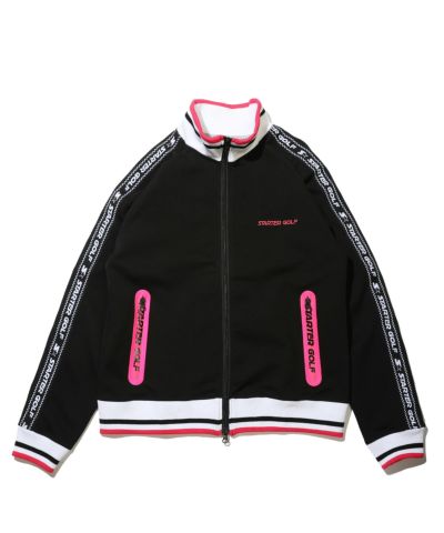 NO GOLF 黒 スカート ジッパーポケット付き SOLOTEX®︎ Eco-Hybrid ストレッチジップパーカー [全6色